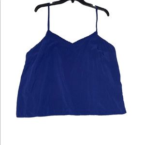 Dark Blue Tank Top With Spaghetti Straps  XL By Old Navy